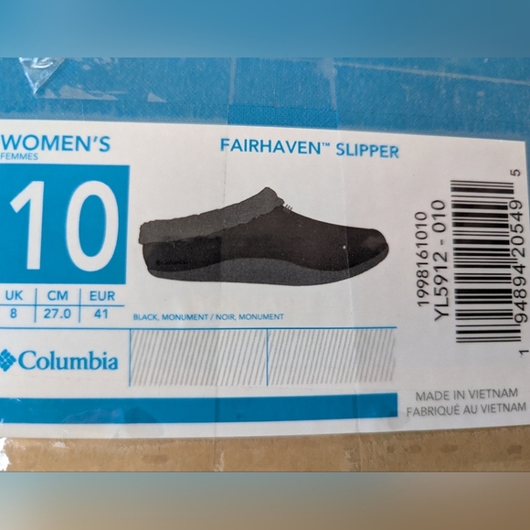 Women's Columbia Fairhaven Slipper Woman's Size 10 NWT - Picture 8 of 8
